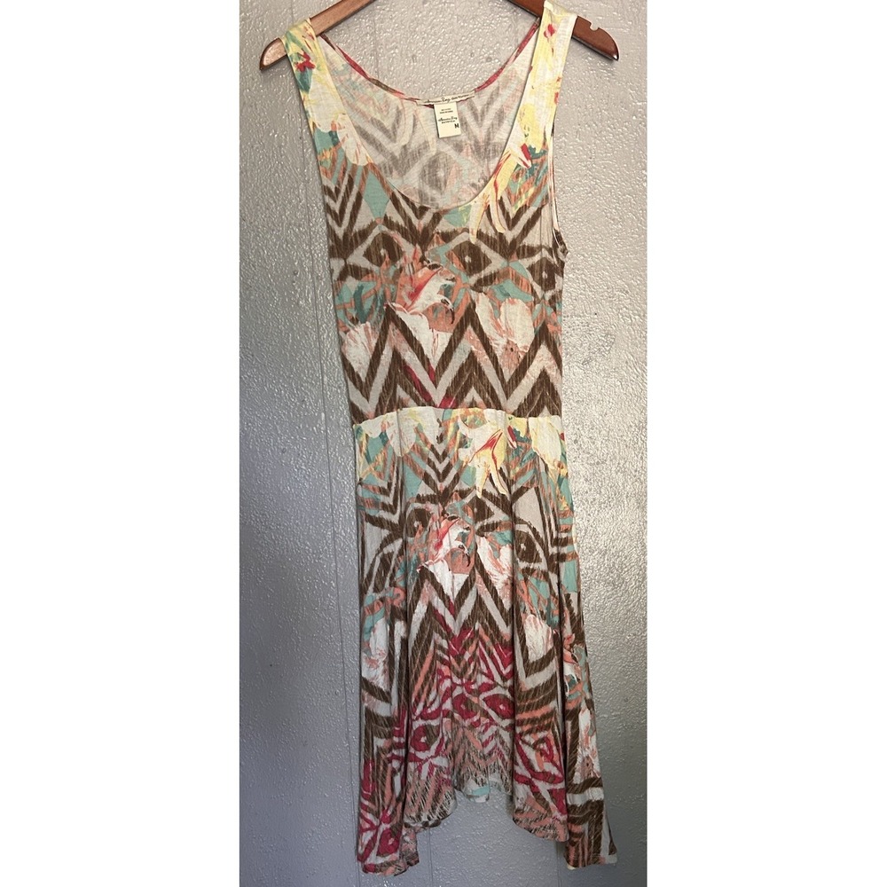 Women's America Rag Multicolor Sleeveless Aztec Midi Dress Size M